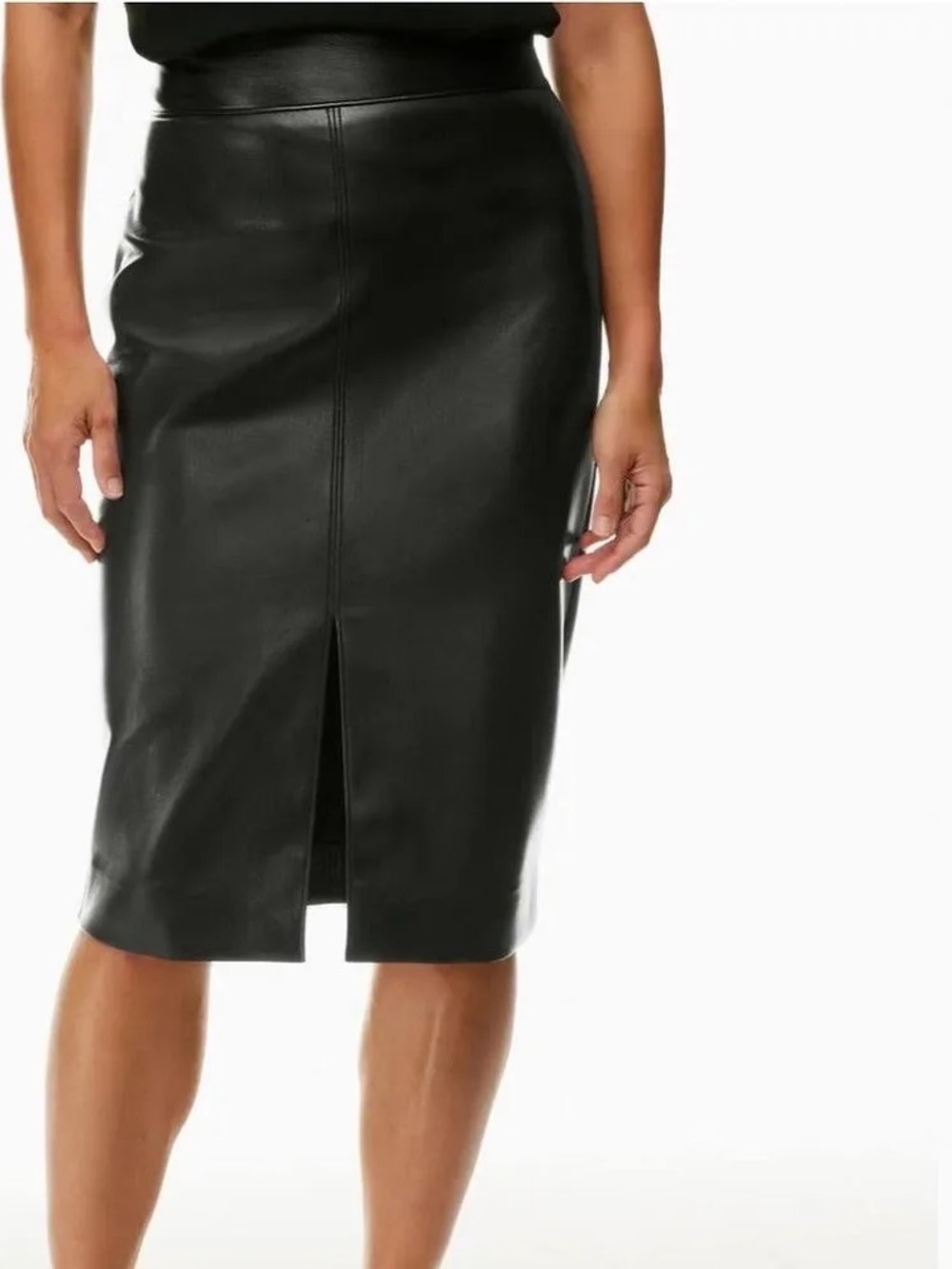 Aritzia Babaton Faux Leather Skirt
